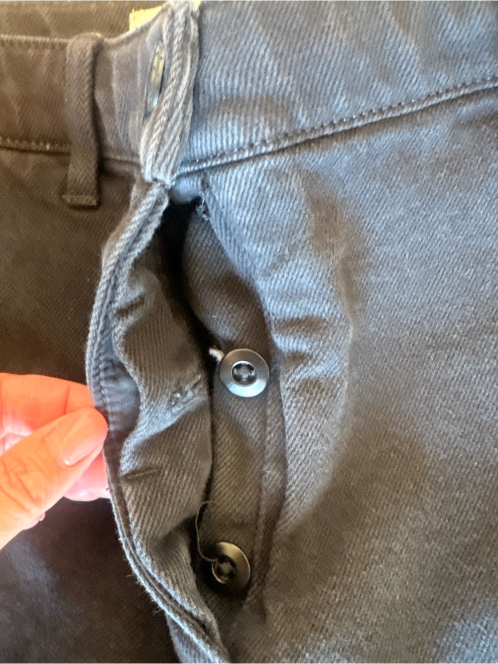 Aritzia Wilfred Black Wide-Leg Cargo Jeans - Picture 4 of 8